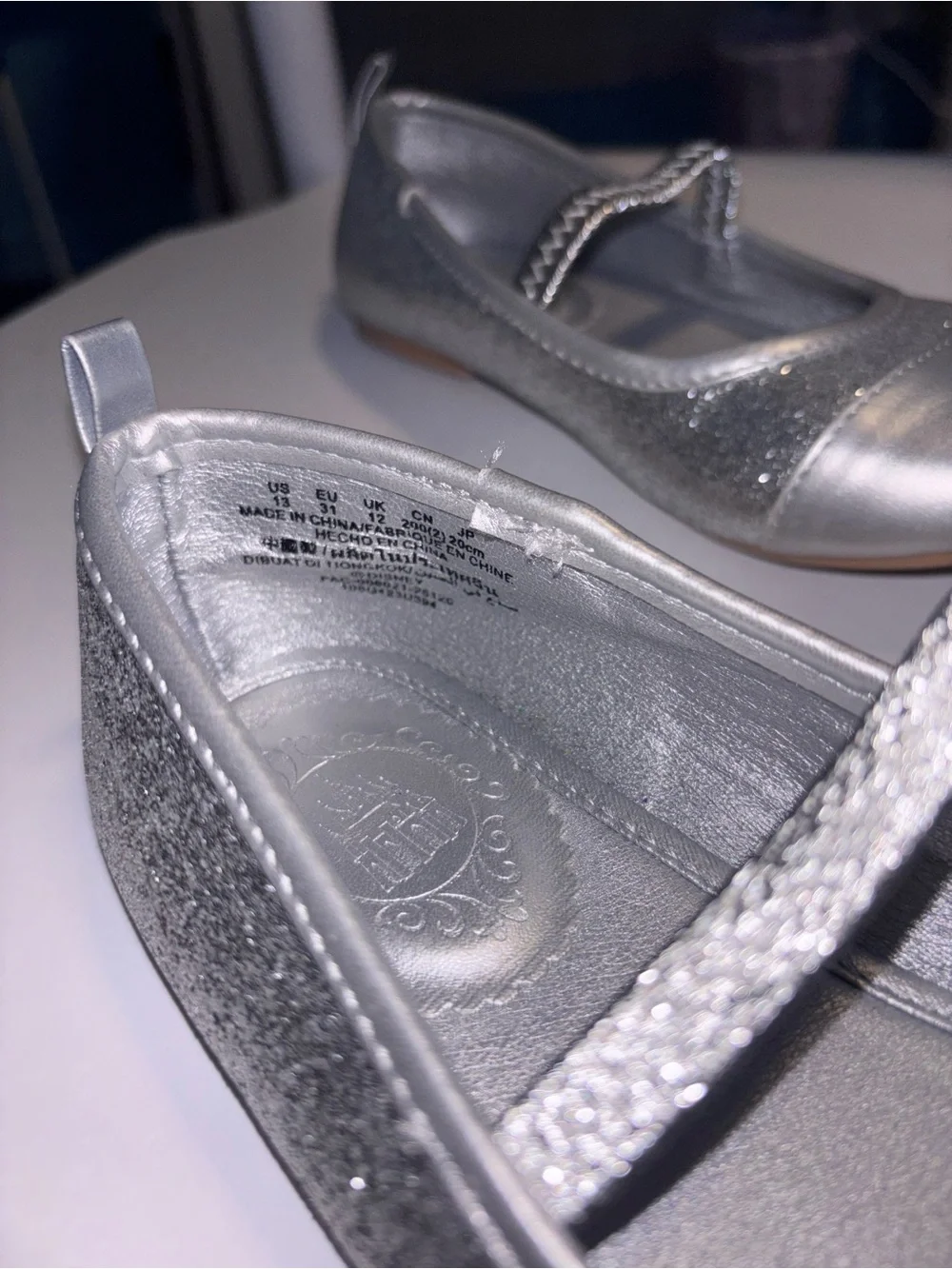 Disney sparkling silver